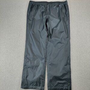 Under Armour Rain Pants Mens XL Loose AllSeasons Gear Gray Ripstop Zipper Ankle